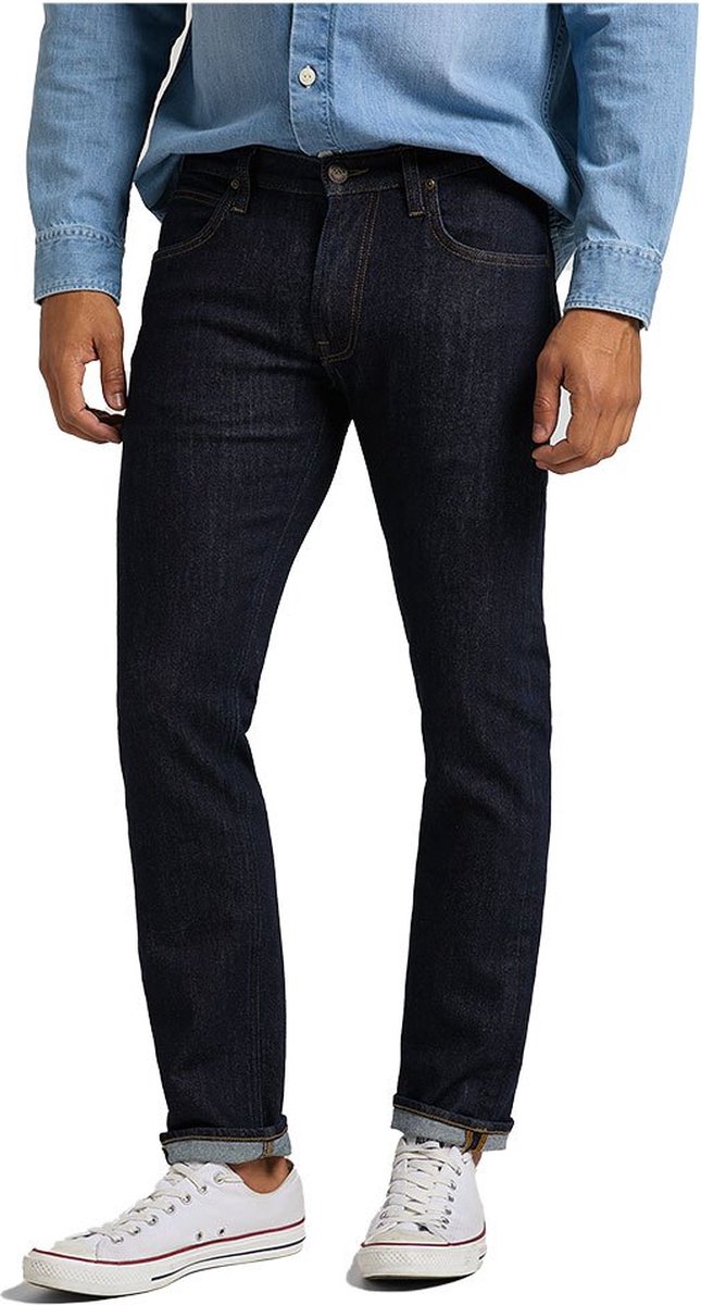 Lee Heren Jeans Broeken DAREN ZIP FLY regular/straight Fit 32W 36L Volwassenen Rinsed