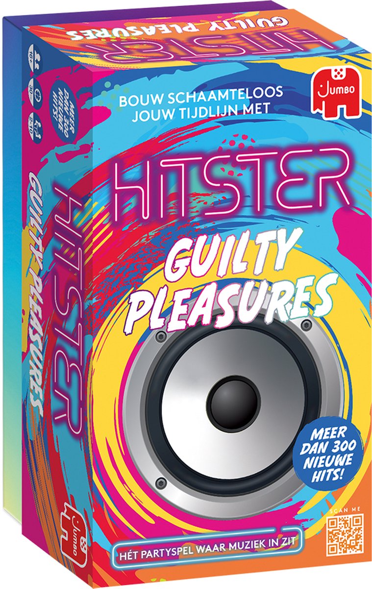 Jumbo -Hitster Guilty Pleasures - Nederlandstalig Partyspel- Actiespel - Jumbo