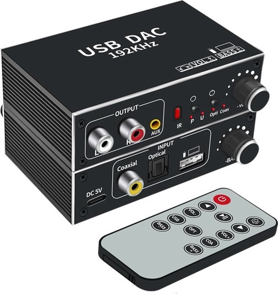 DrPhone DAAC3 192kHz USB Convertisseur analogique-digital Convertisseur  Audio... | bol.com
