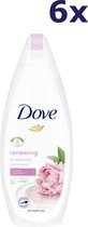 6x Dove Douchegel – Renewing 250 ml