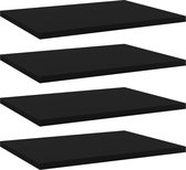 vidaXL-Wandschappen-4-st-40x30x1,5-cm-bewerkt-hout-zwart