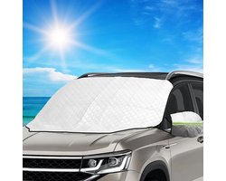 Voorruit Cover Auto Voorruit Cover Opvouwbaar Zonwering Winter Voorruit Cover 3 Magnetische Autoruit Cover Tegen Straling, Zon, Stof, Sneeuw, IJs, Vorst