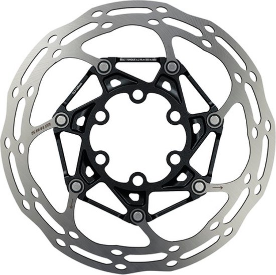 SRAM Remschijf Centerline X 2P Ti Rounded 160mm zwart