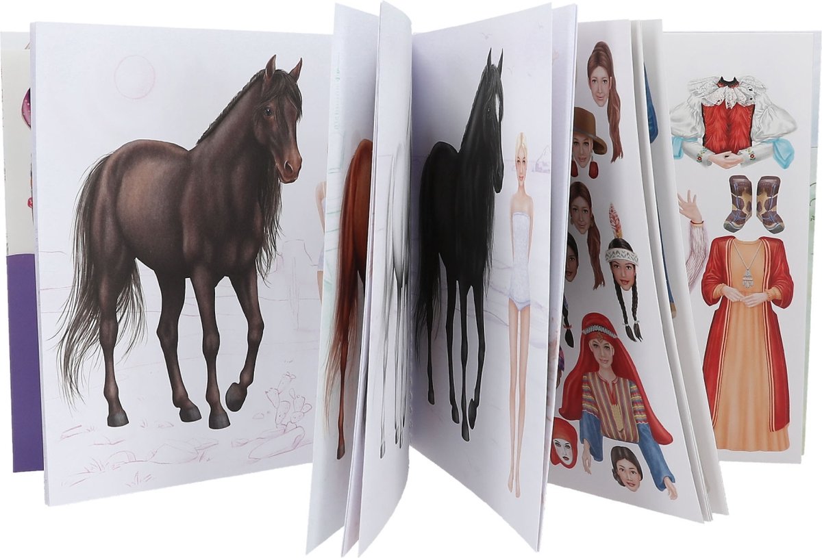 Depesche - Miss Melody Dress me up Around the World stickerboek — afbeelding 3