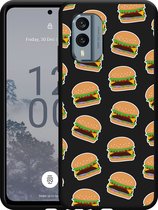 Cazy Hoesje Zwart geschikt voor Nokia X30 Burgers
