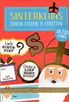 230 Sinterklaas Stickers - Stickerbundel - Naametiketten - Labels - Surprise - 5 December - Decoratie - Naam - Naamstickers - Sluitzegel - Kado Tags - Pakjesavond - Schoen Zetten- Van Sint & Piet