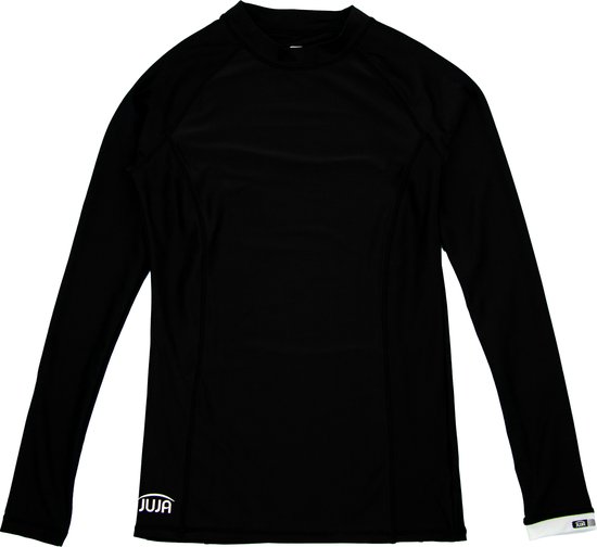 JUJA - UV-Zwemshirt met lange mouwen voor vrouwen - UPF50+ - Solid - Zwart - maat M (38)