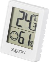 Sygonix Thermo- en hygrometer Wit