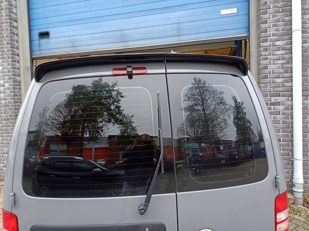 Spoiler Caddy Caddy maxi voor deurtjes Hoogglans Piano Zwart incl montagekit