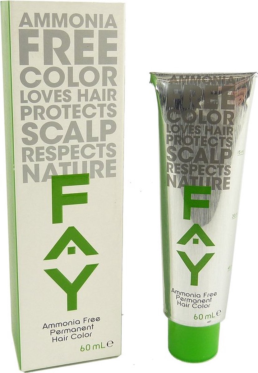 FAY Kleur Permanente Kleuring 60ml Verzorging van haarkleurcrème zonder ammoniak - 6.00