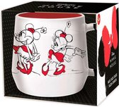 Keramische mok - Minnie mouse - rood/wit