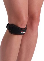 Gladiator Sports Patellabrace - Patellaband voor Sportactiviteiten - Kniebrace - Verstelbare Knieband - One Size - Zwart