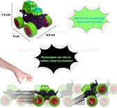 Booyaka® Big wheel stuntauto groen – Monstertruck – Monster truck - Stunt auto’s – Off road – Buiten speelgoed - Speelgoed auto - Auto Speelgoed Jongens – Stoer – Racen - Springende auto – Race auto - 360º Flip
