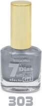 Leticia Well - Nagellak - Grijs metallic - 1 flesje met 13 ml inhoud - Nummer 303