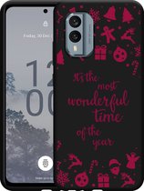 Cazy Hoesje Zwart geschikt voor Nokia X30 Most Wonderful Time