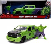 Marvel Hulk & 2014 Ram 1500 1/24 Diecast Metal Car