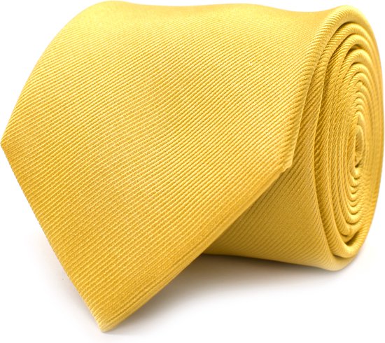 TRESANTI | ZINO I Klassiek zijden stropdas | geel
