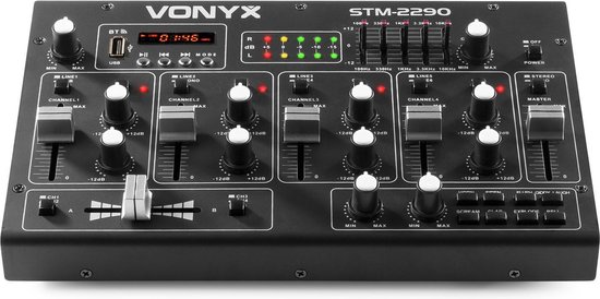 Vonyx Système Audio 2.2 Actif 1500W avec 2x Sub et 2x top