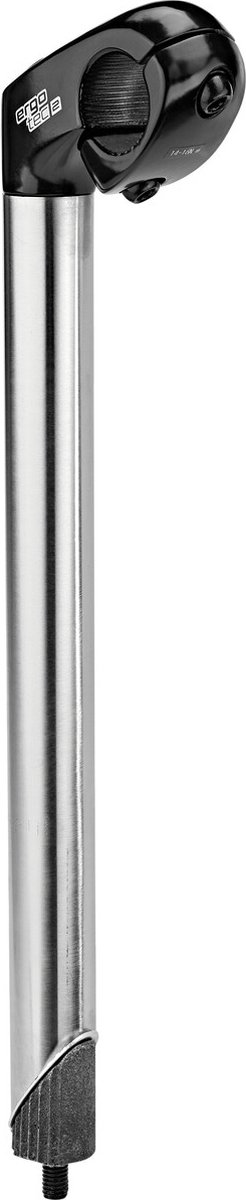 Stuurpen Ergotec CAT Tube RVS 25.4 / 300 mm / 25,4 mm - zwart
