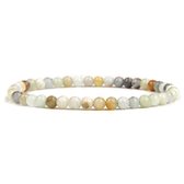 Bixorp Gems Zweedse Amazoniet Edelsteen Armband 4mm - Edelstenen Kralenarmband - Spiritueel Cadeau - 18cm