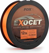 Fox Exocet Fluoro Orange Mono - 0.33mm - 16lb - 7.5kg - 1000m - Nylon Vislijn - Oranje