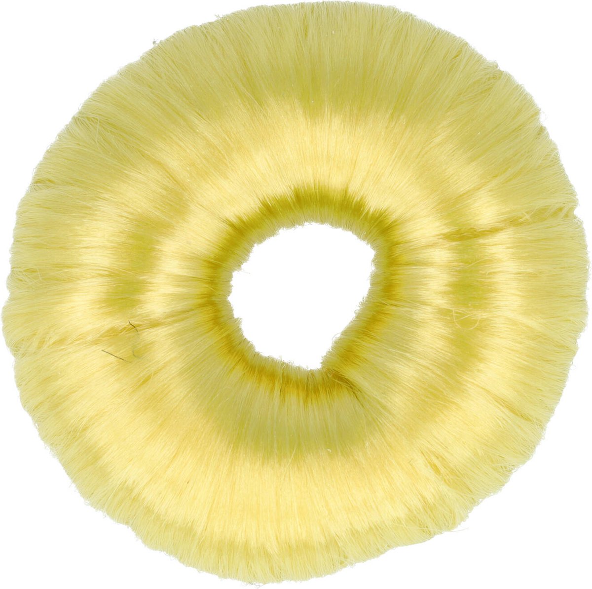 Haarsoires Styling Tool - Haardonut 7cm – Knot Hulpmiddel – Imitatiehaar – Blond - Haar Donut - Extra Volume Haarrol - Knotmaker