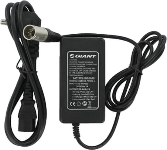 Giant Twist Acculader E-bike - Elektrische fietsoplader - 29.4V - 3A