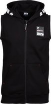 Gorilla Wear Milwaukee S/L Zipped Hoodie - Zwart - XL
