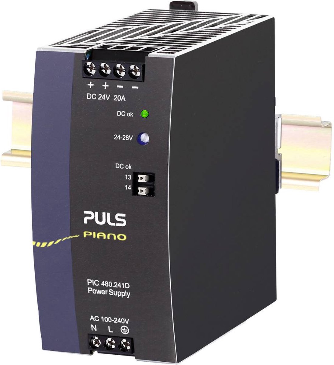 PULS PIC480.241D DIN-rail netvoeding – 24 V/DC – 480 W