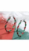 Akyol - Kerstoorbellen – oorbellen kerst - kerstboom oorbellen - kerstboom - kerst accessoires – kerst – kerstmis – Christmas - oud en nieuw – kerst accessoire – kerst – feestdagen