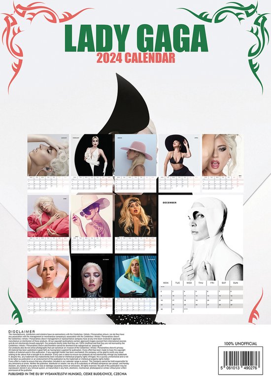 Lady Gaga kalender 2024 A3
