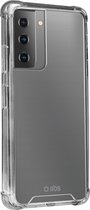 SBS Impact Doorzichtig Telefoonhoesje geschikt voor Samsung Galaxy S21 Hoesje Hardcase Backcover Shockproof - Transparant