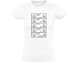 Waarom studeer je niet? Dames T-shirt - studeren - student - baan - geld - relax - humor - grappig