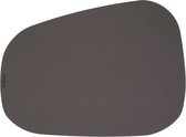 Set de table en cuir PEBL - Plateau de table design 45x34 - Cuir gris - Lavable