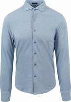 Dstrezzed - Overhemd Kirk Blauw - Heren - Maat M - Slim-fit