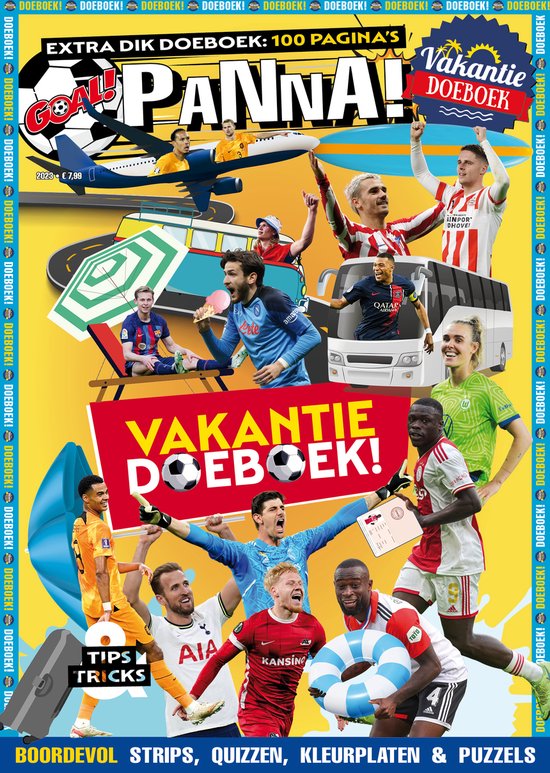 PANNA! Magazine Vakantie Doeboek 2023 - Voetbal - Vakantieboek - Tijdschrift
