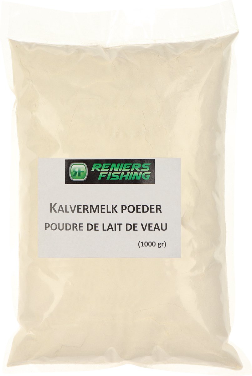 Reniers Fishing Kalvermelk 1kg – Zoet Melkpoeder voor Brasem, Karper en Voermixen - Smaak : Superzoet