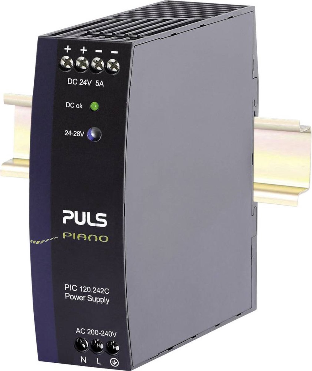 PULS PIC120.242C DIN-rail netvoeding – 24 V/DC – 5 A – 120 W