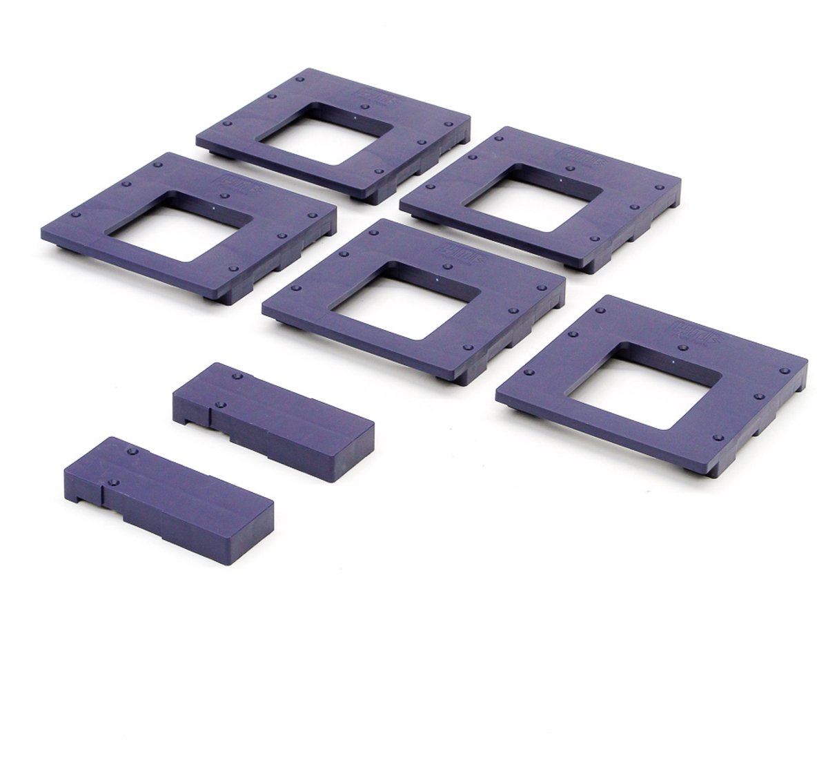 HMB Freesmalset 7-delig voor scharnier 89x89mm - met Strip
