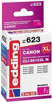 Edding Inktcartridge vervangt Canon CLI-581XXLM Compatibel Magenta EDD-623 18-623