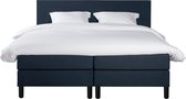 Adore Boxspring Milos - Complete luxe set Donkerblauw 180 x 200 cm