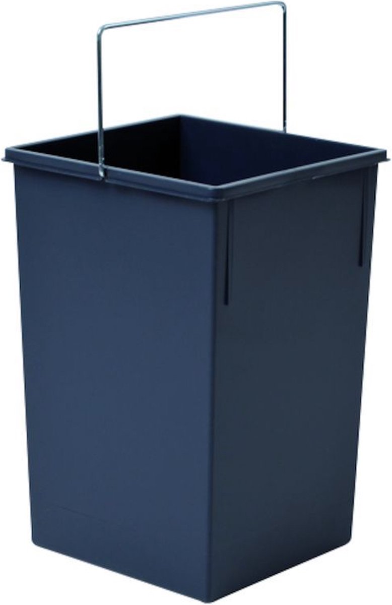 Binnenemmer 15ltr Donker grijs Doeco Voor spoelkastladen