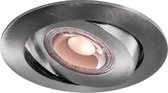 Thorgeon LED Downlight 5W Tri-Color Inbouwspot Wit Binnenverlichting - 70-75 mm Brushed Nickel