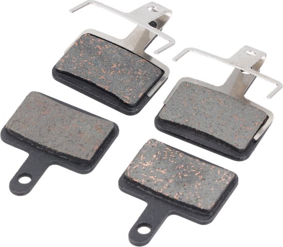 B01S RESIN brake pads remblokken set voor en achter - 4 stuks (2 paar van 2) voor Shimano Altus / Alivio / Deore