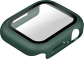 Hoes Geschikt voor Apple Watch Serie 7 (41mm) Harde Afwerking Soft Touch, Enkay – Groen