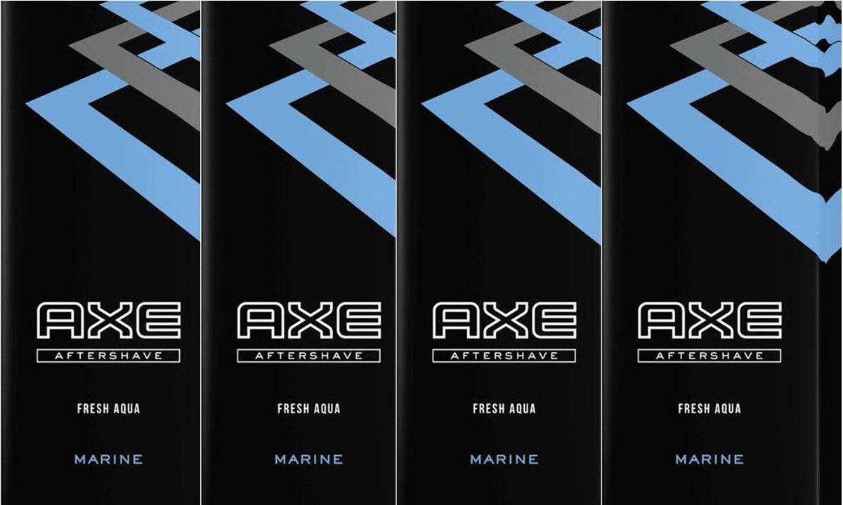 Axe Aftershave Men – Marine 100 ml - 4 stuks