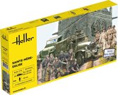 1:72 Heller 50327 Sainte-Mere-Eglise - Diorama Set Plastic Modelbouwpakket