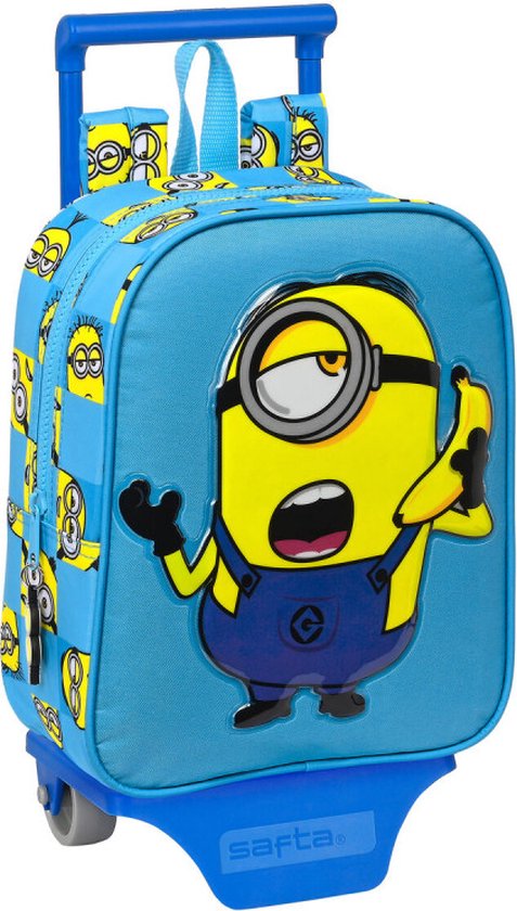 Enso Gamer Zaino Prescolare Con Trolley Blu, 23x28x10 Cm, Poliestere, 6,44 Litri, Con Ruote E Tracolla Ergonomica