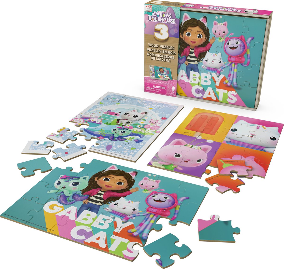 Acheter Gabby et la maison magique - pack de 3 : puzzle en