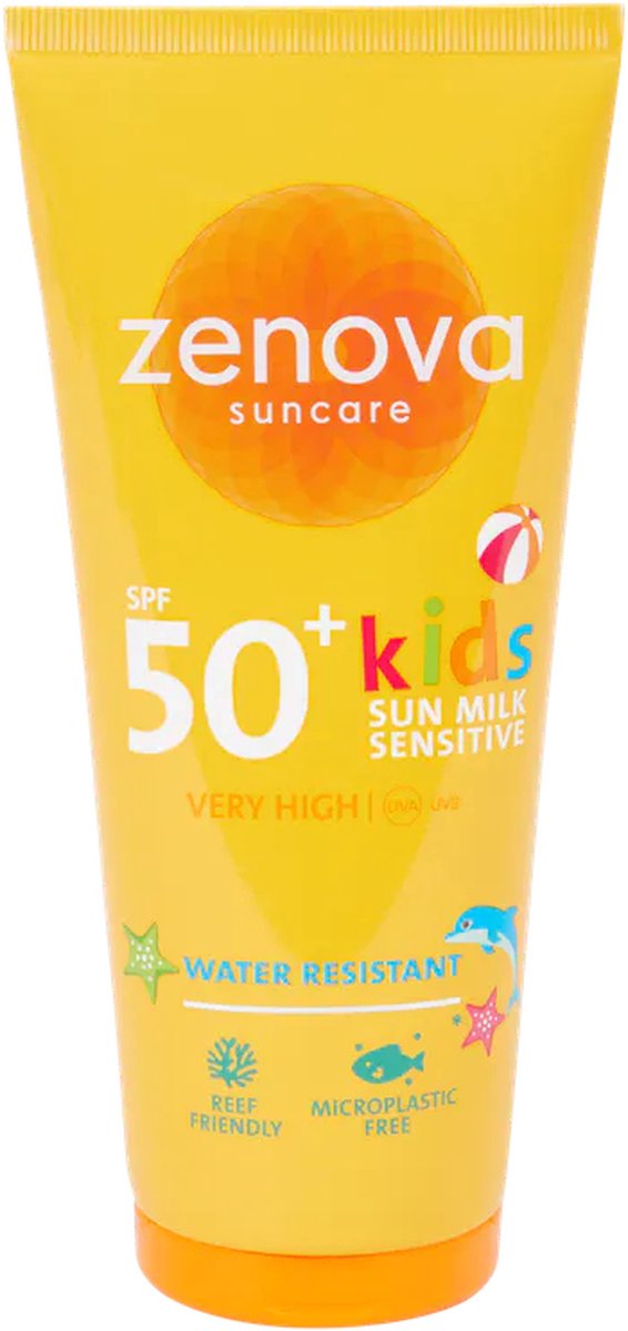 Zenova zonnemelk Kids Sensitive SPF 50+ | 200 ml